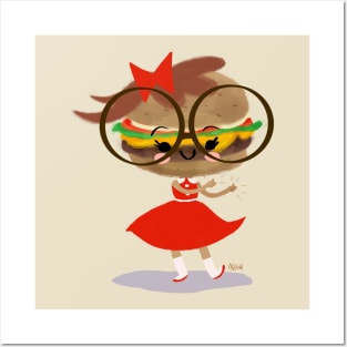 Burger Cutie Time Posters and Art